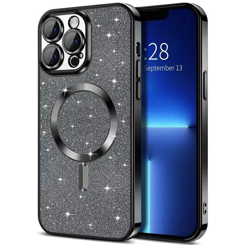 SparkleShield Slim iPhone Case with Magnetic Charging Support