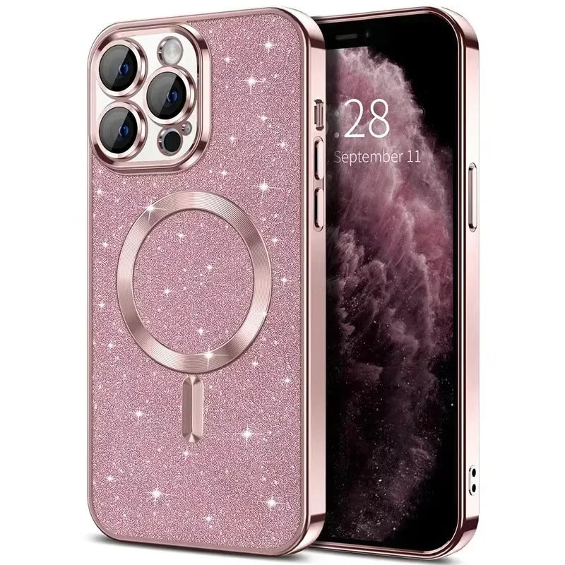 SparkleShield Slim iPhone Case with Magnetic Charging Support