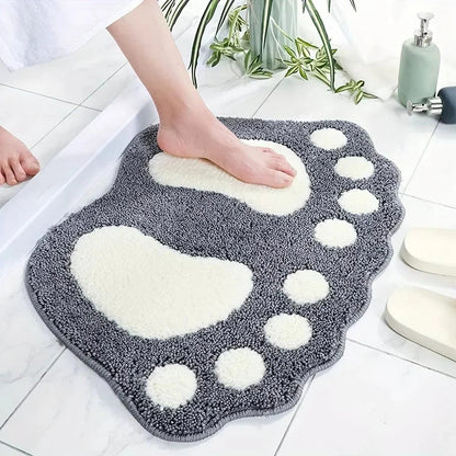 Plush Quick-Dry Bath Mat with Secure Grip for Your Bathroom