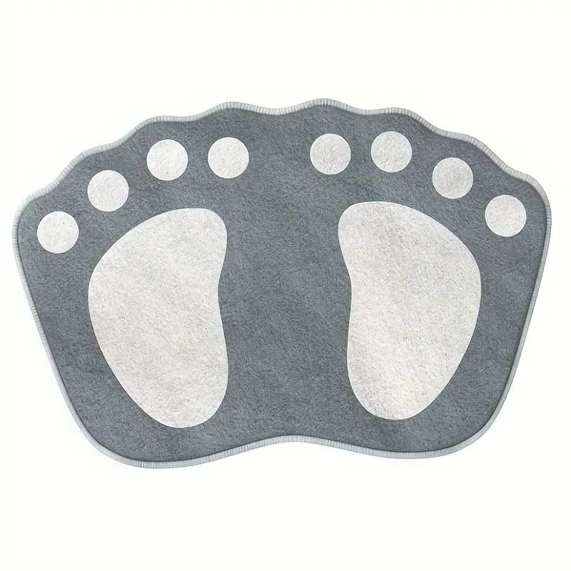 Plush Quick-Dry Bath Mat with Secure Grip for Your Bathroom