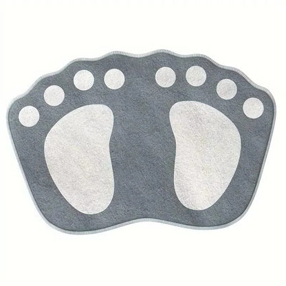 Plush Quick-Dry Bath Mat with Secure Grip for Your Bathroom