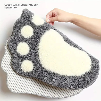 Plush Quick-Dry Bath Mat with Secure Grip for Your Bathroom