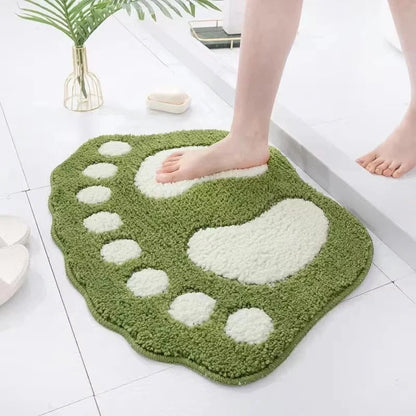 Plush Quick-Dry Bath Mat with Secure Grip for Your Bathroom