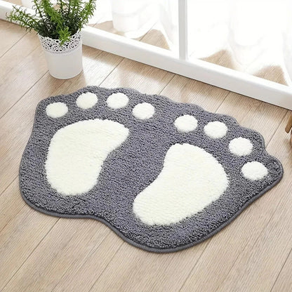 Plush Quick-Dry Bath Mat with Secure Grip for Your Bathroom