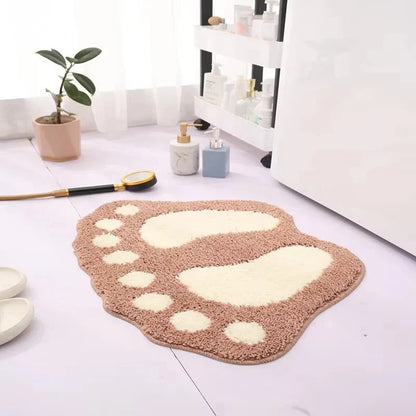 Plush Quick-Dry Bath Mat with Secure Grip for Your Bathroom
