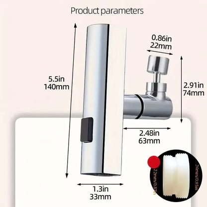DripShield Faucet Splash Control Adapter for Home and Business