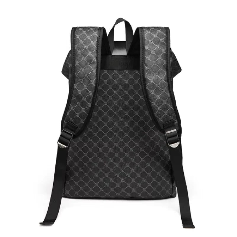 Sleek Leather Backpack for Travel & Daily Use with Laptop Slot