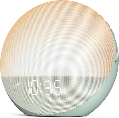 Natural Light Alarm Clock with Adjustable Brightness and Touch Controls