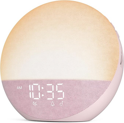 Natural Light Alarm Clock with Adjustable Brightness and Touch Controls