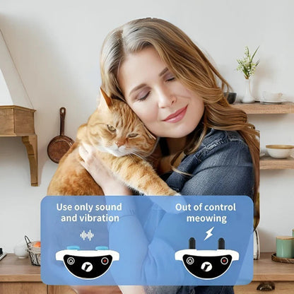 Rechargeable Feline Behavior Modulator with Sound and Vibration