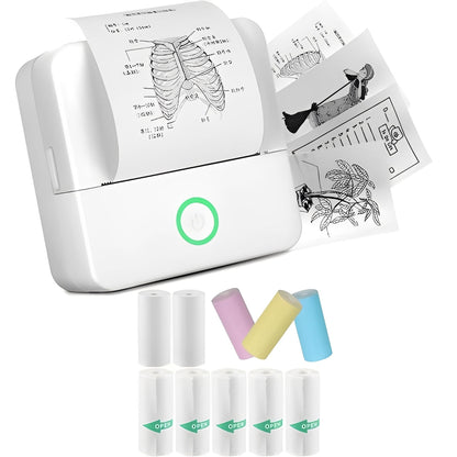 Portable Bluetooth Label and Sticker Printer for Instant Memories