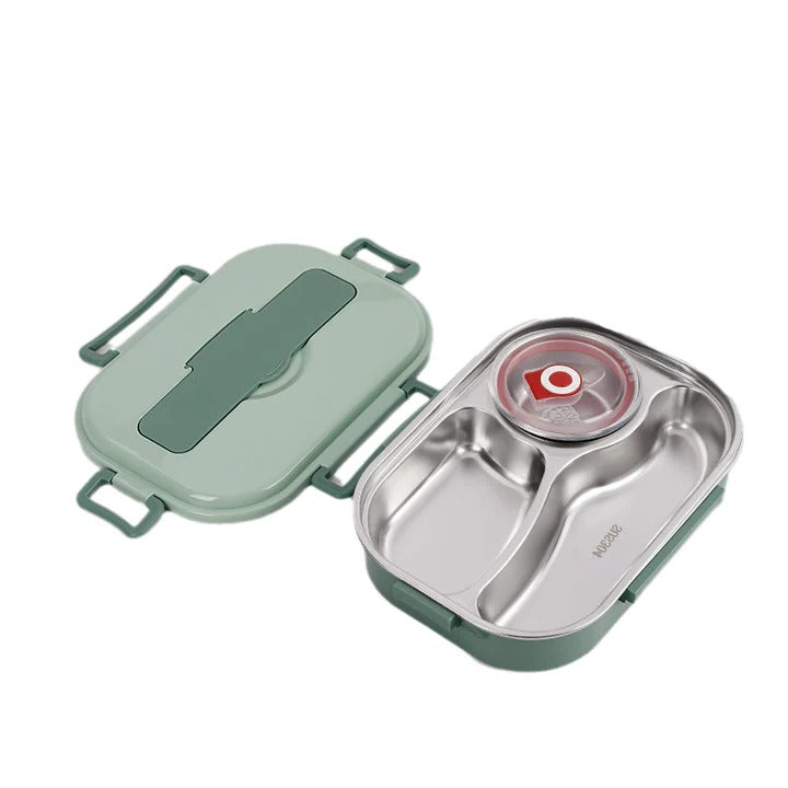 Insulated Stainless Steel Lunch Container with Compartments