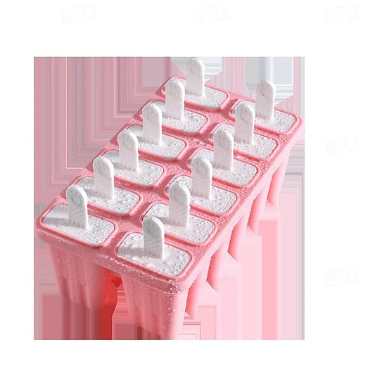 Versatile Silicone Ice Pop Maker with Reusable Sticks for Homemade Treats