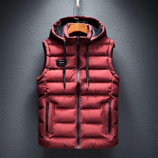 Essential Sleeveless Hooded Layering Vest