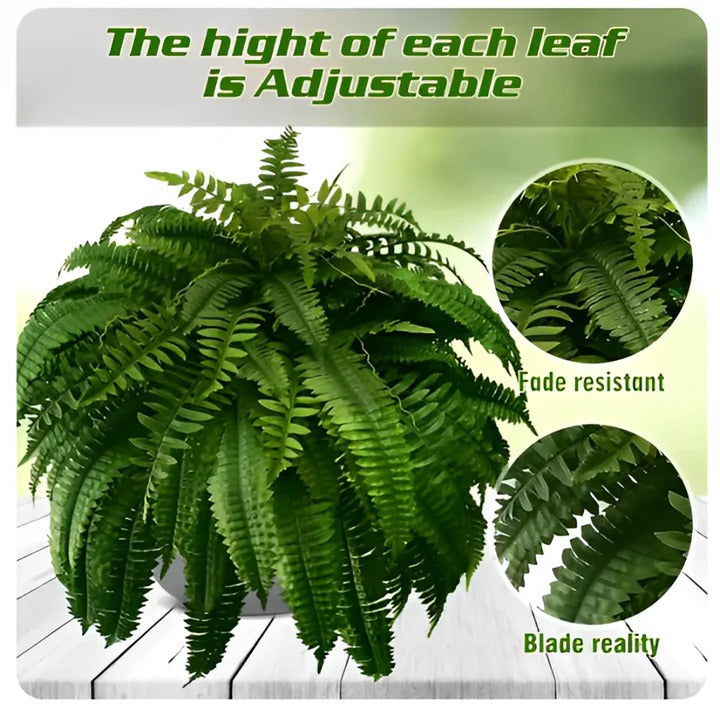 Realistic Outdoor Faux Fern for Vibrant Displays