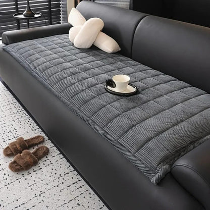 Soft Protective Sofa Cover with Stylish Quilted Design