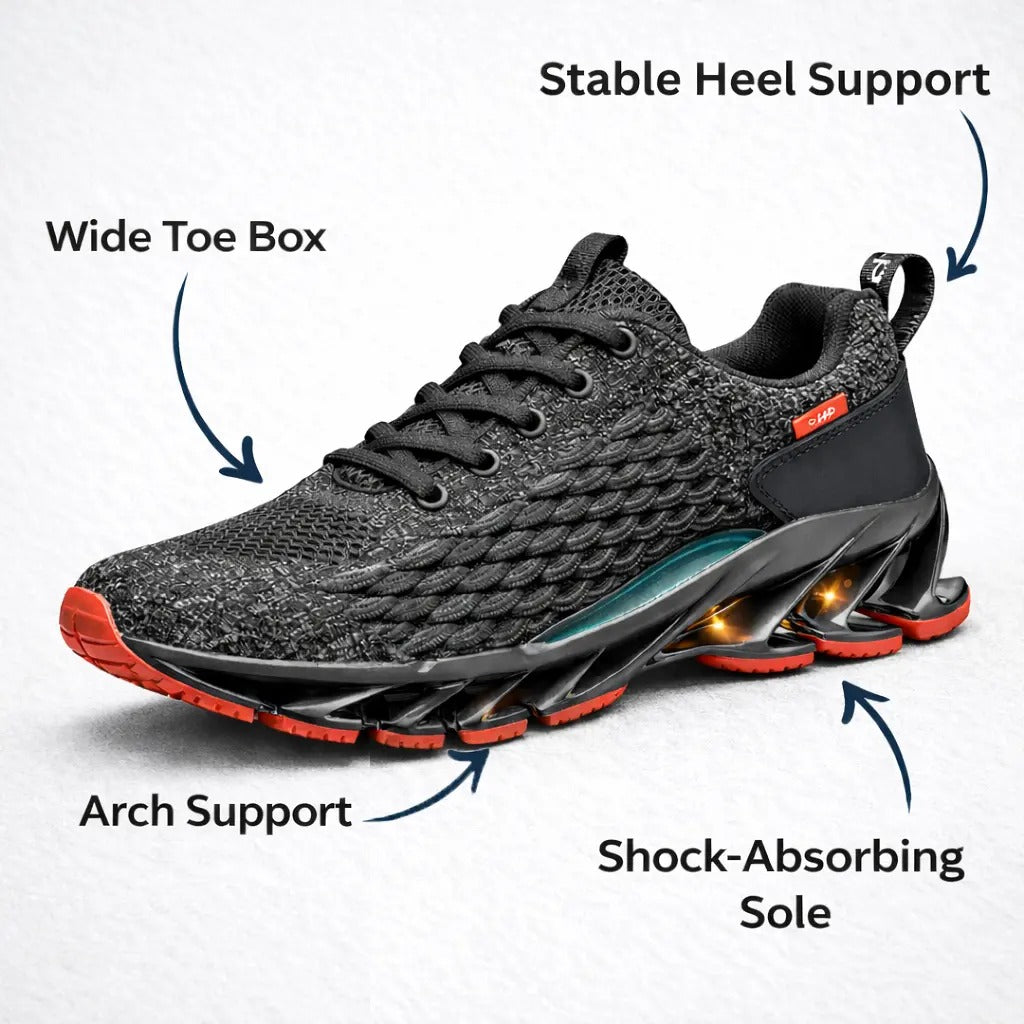 Men's Comfort-Boost Athletic Sneakers with Arch Support