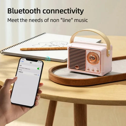 Chic Portable Bluetooth Speaker with Enhanced Bass Performance