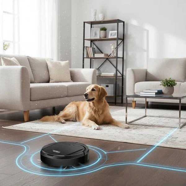Smart Home Vacuum Robot with Advanced Filtration System