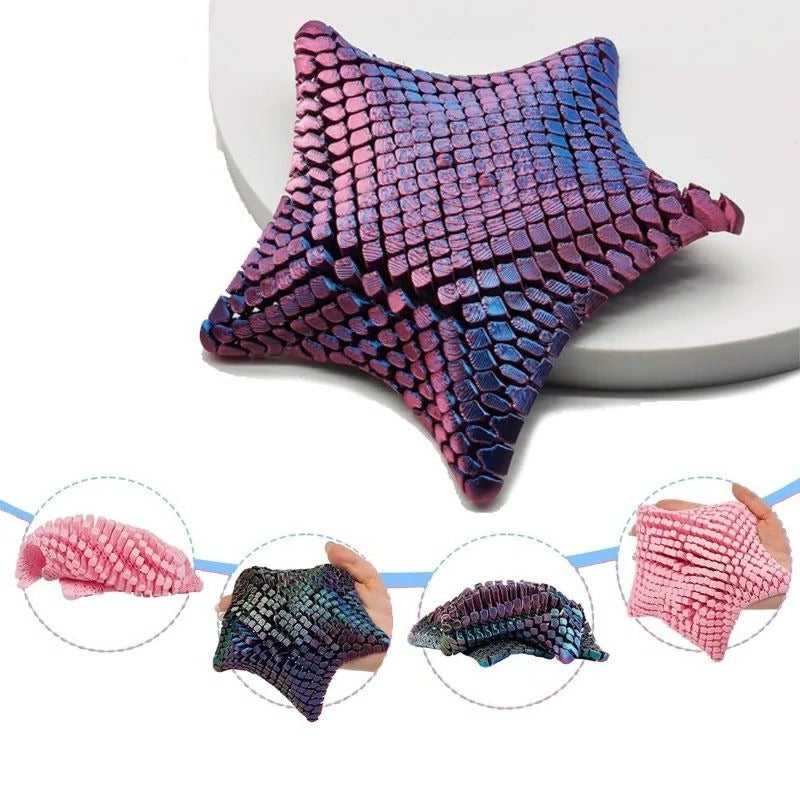Flexible Star Shaped Fidget Toy for Stress Relief and Fun