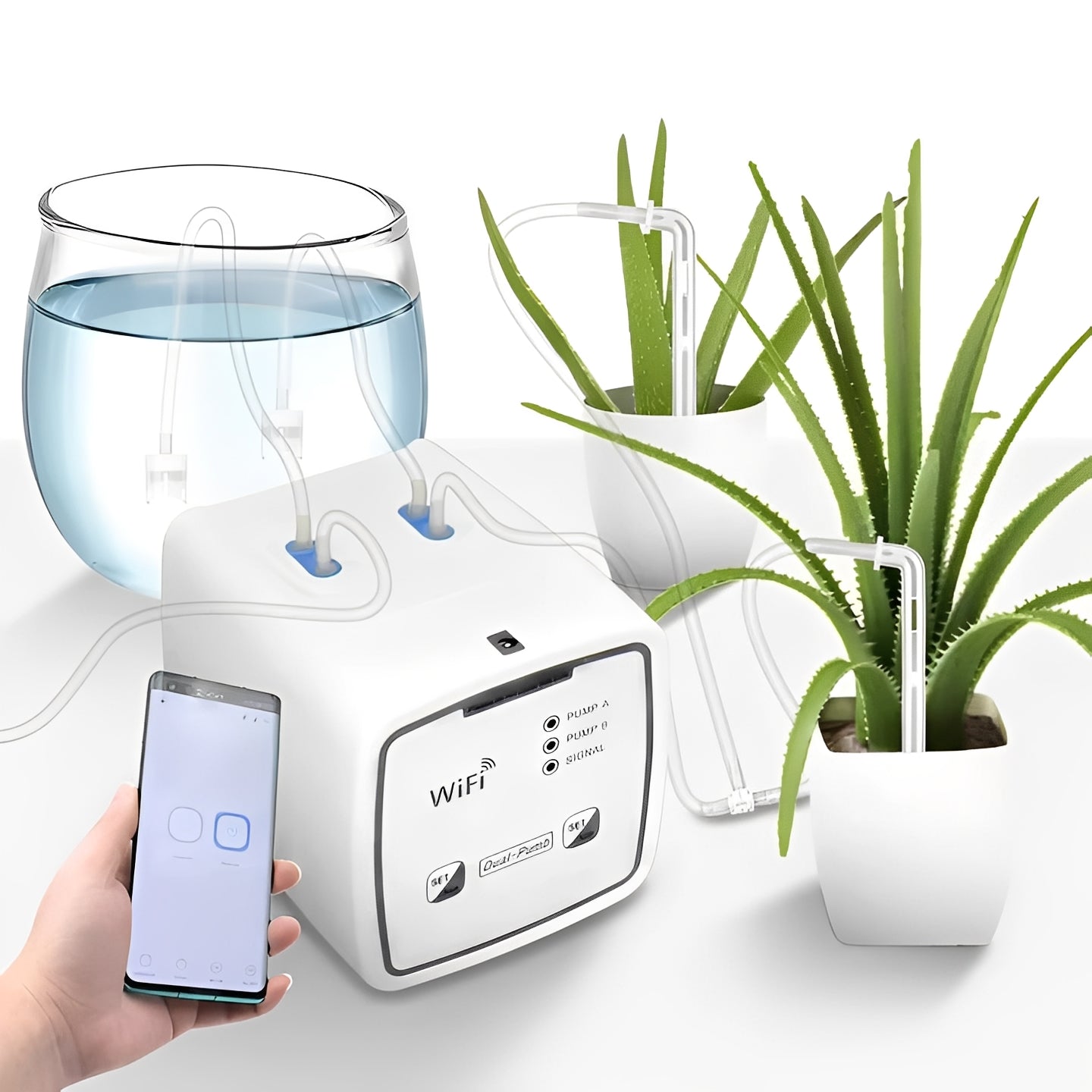 Smart Irrigation System with 20 Adjustable Drip Points