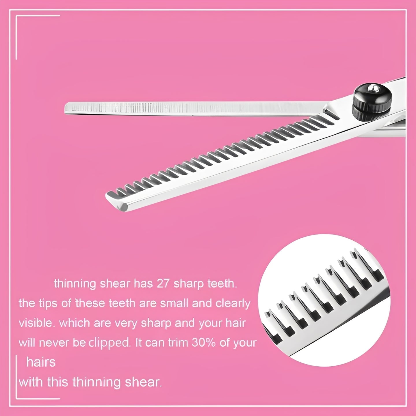 Professional Hair Cutting and Thinning Scissors Set with Accessories