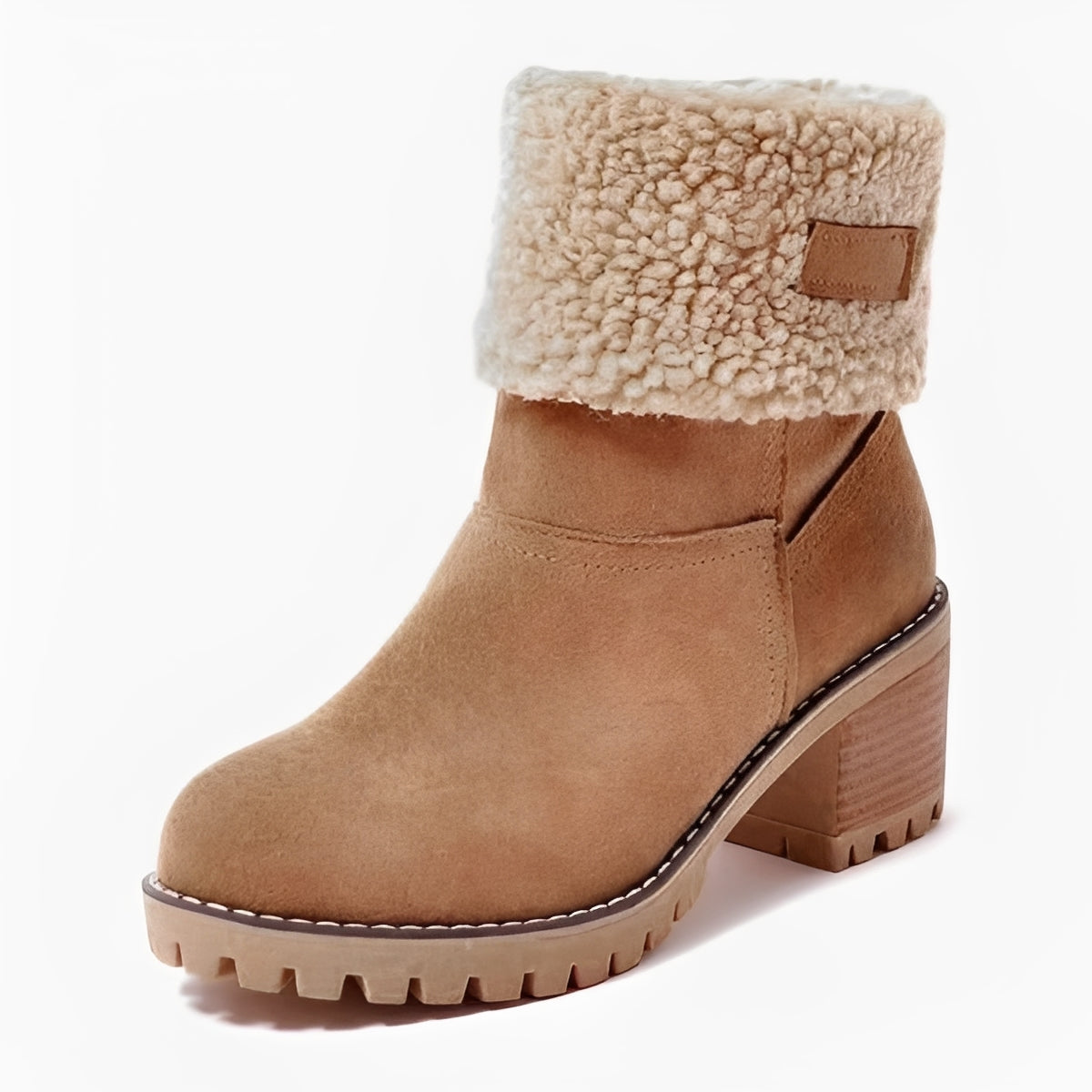 Stylish Waterproof Winter Boots with Adjustable Height