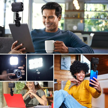 Portable Clip-On LED Light for Stunning Selfies and Videos