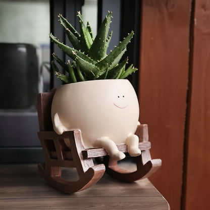 Cheerful Character Planter for Mini Indoor Greenery