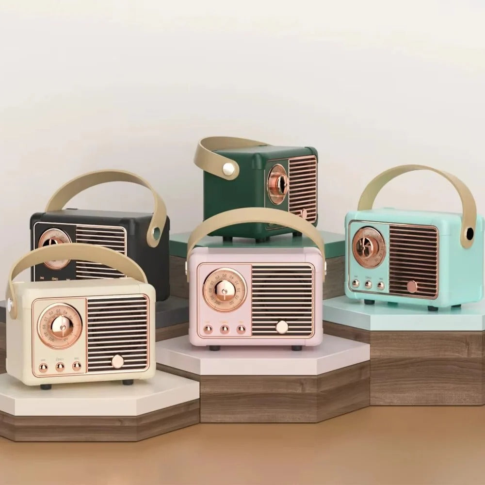 Chic Portable Bluetooth Speaker with Enhanced Bass Performance