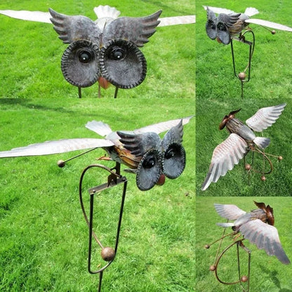 Elegant Kinetic Bird Sculpture for Outdoor Spaces