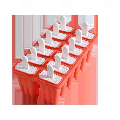 Versatile Silicone Ice Pop Maker with Reusable Sticks for Homemade Treats