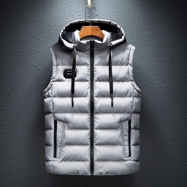 Essential Sleeveless Hooded Layering Vest