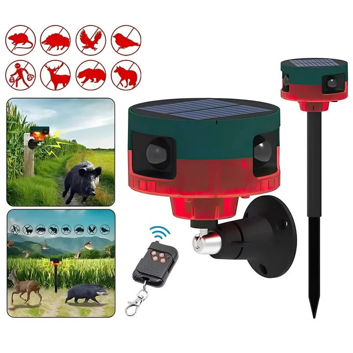 Eco-Friendly Animal Deterrent with Full Circle Detection