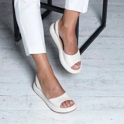 Everyday Open-Toe Women's Sandals with Stretch Band