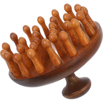 Sandalwood Dual-Action Hair and Scalp Wellness Tool