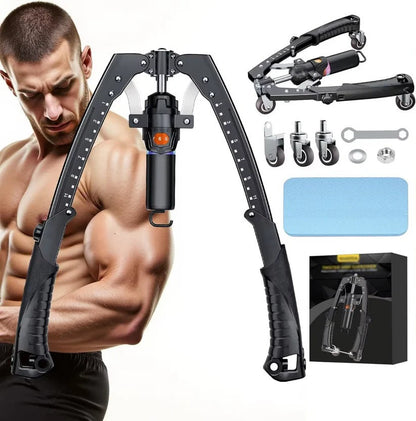 Versatile Hydraulic Upper Body Resistance Trainer for Home Use