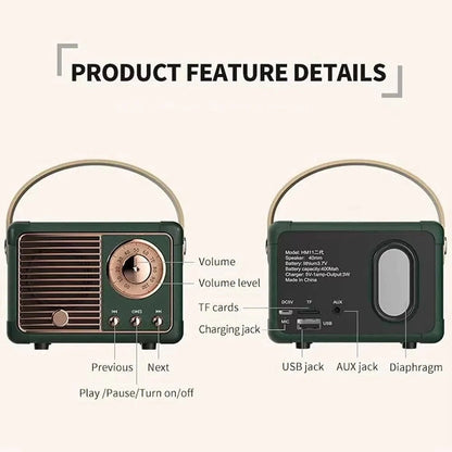 Chic Portable Bluetooth Speaker with Enhanced Bass Performance