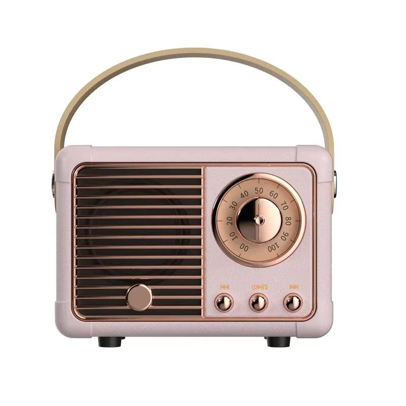 Chic Portable Bluetooth Speaker with Enhanced Bass Performance
