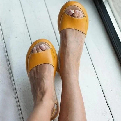 Everyday Open-Toe Women's Sandals with Stretch Band