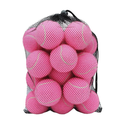 Ultimate Tennis Training Balls with Mesh Storage Bag - Set of 20