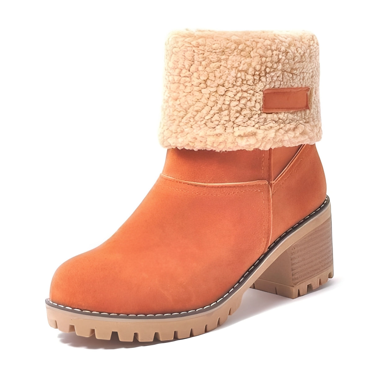Stylish Waterproof Winter Boots with Adjustable Height