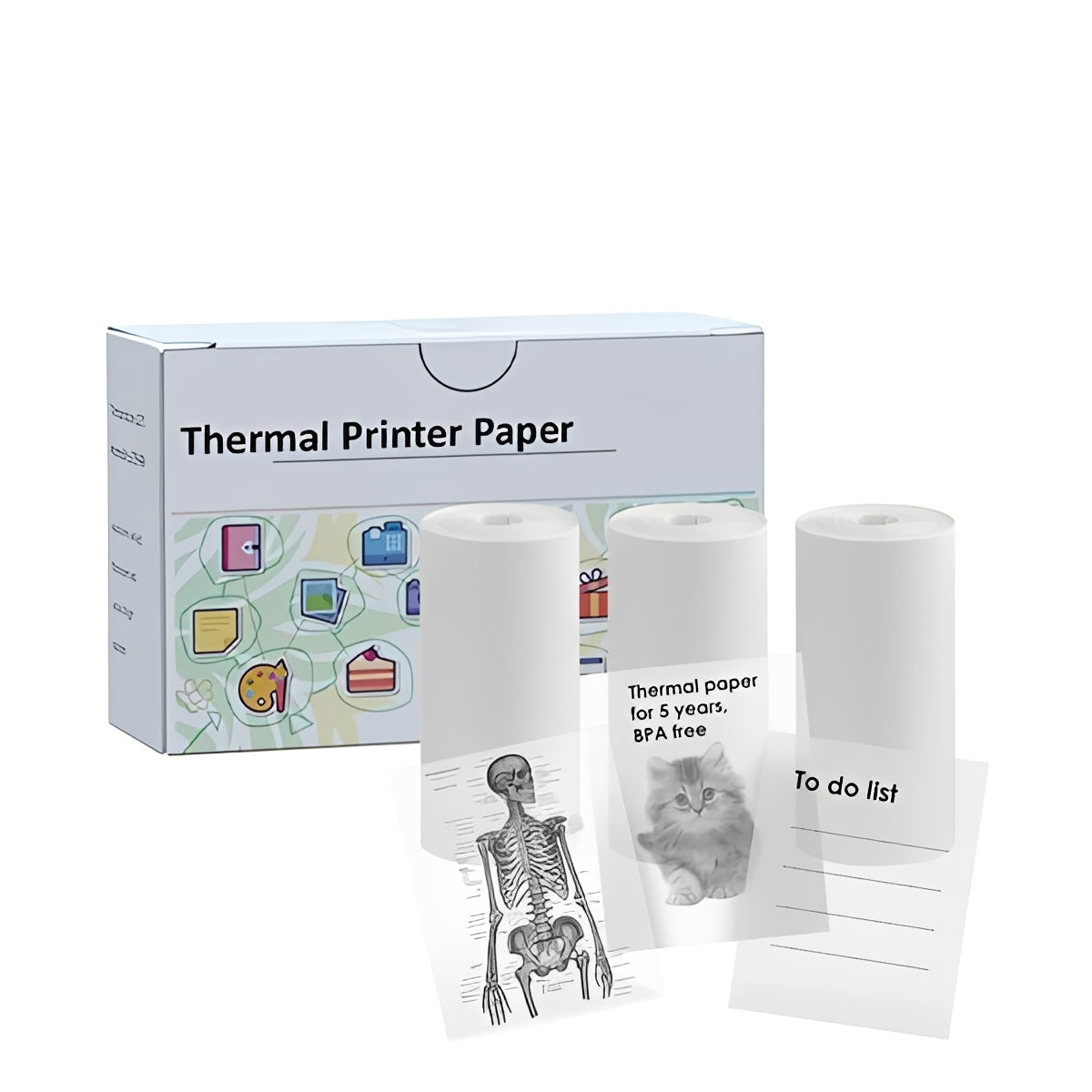 Portable Bluetooth Label and Sticker Printer for Instant Memories