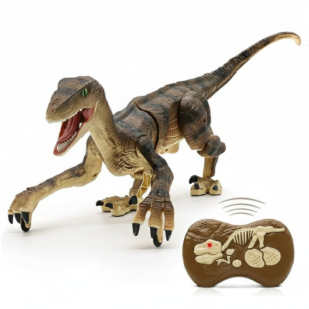 Interactive Walking Dinosaur Toy with Roaring Sounds