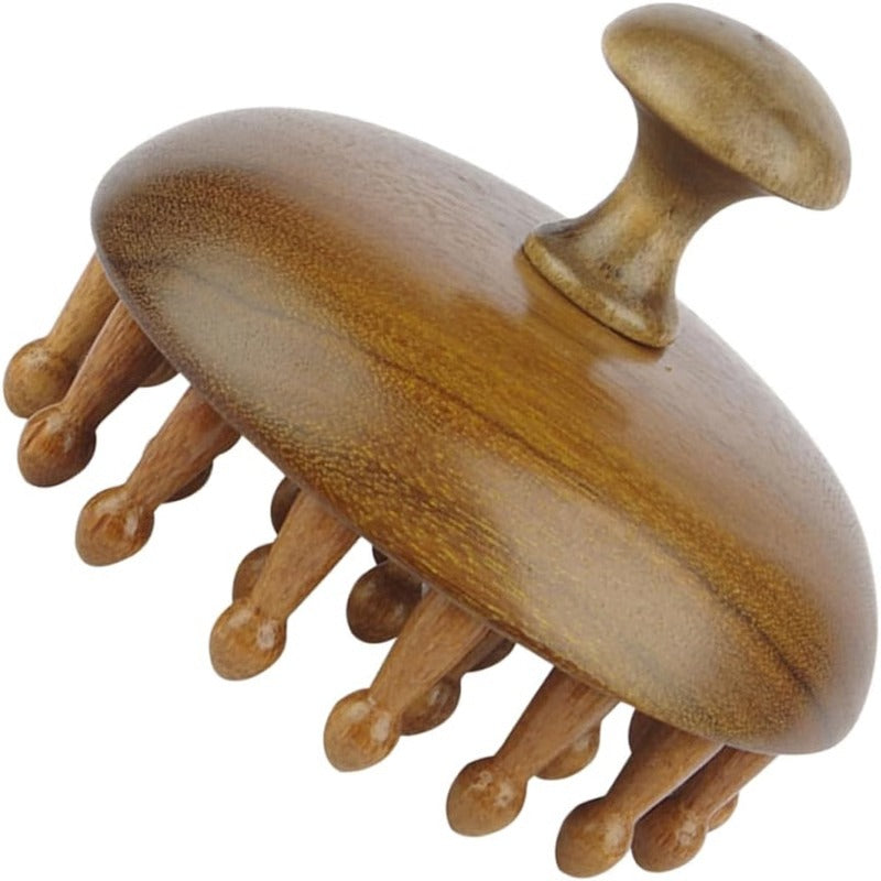 Sandalwood Dual-Action Hair and Scalp Wellness Tool