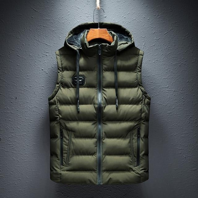 Essential Sleeveless Hooded Layering Vest