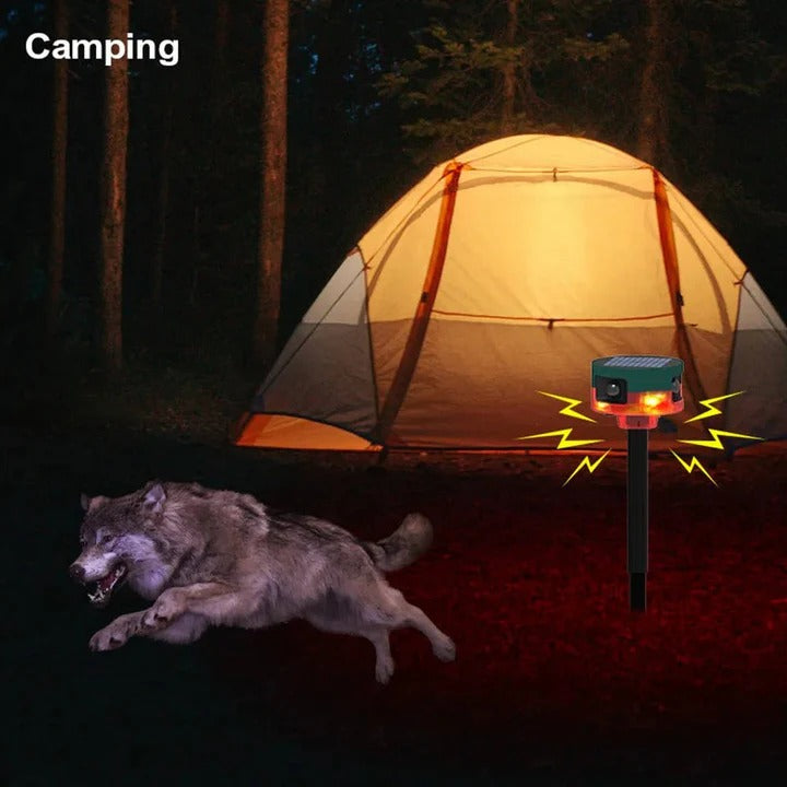 Eco-Friendly Animal Deterrent with Full Circle Detection