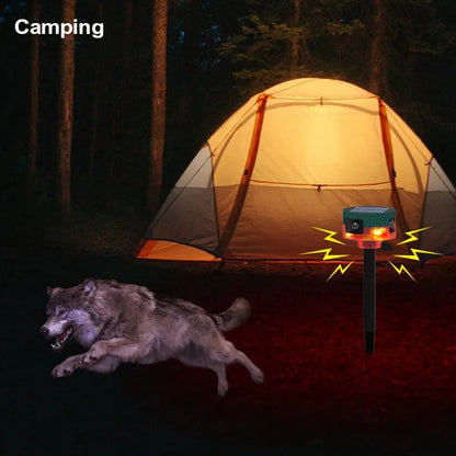 Eco-Friendly Animal Deterrent with Full Circle Detection