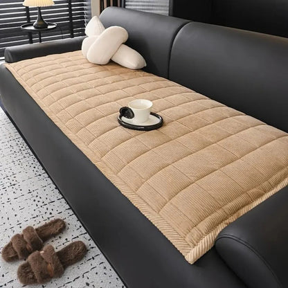 Soft Protective Sofa Cover with Stylish Quilted Design