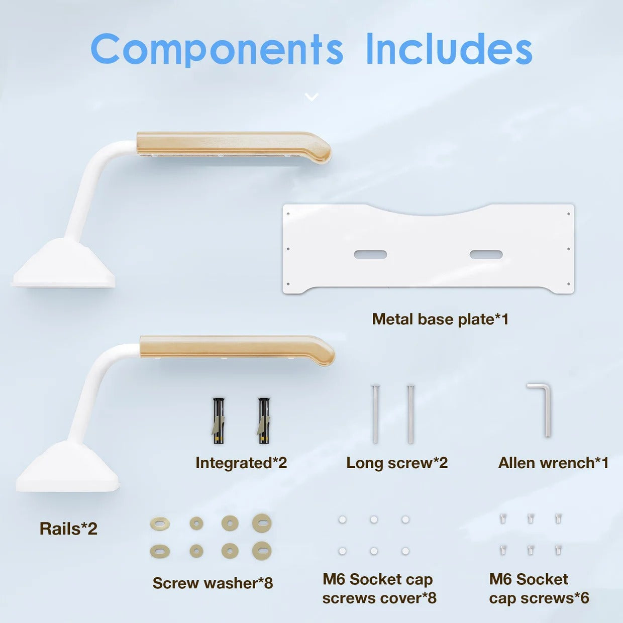 SafeLift Toilet Support System with Adjustable Handles